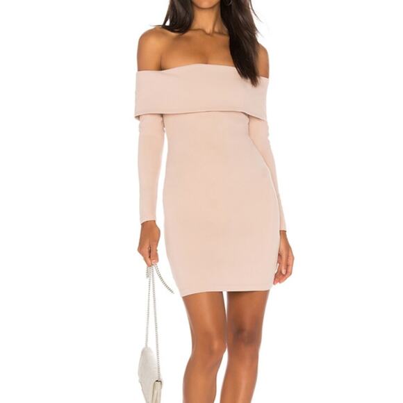Nookie Mila Mini Nude Dress Large - Picture 1 of 7